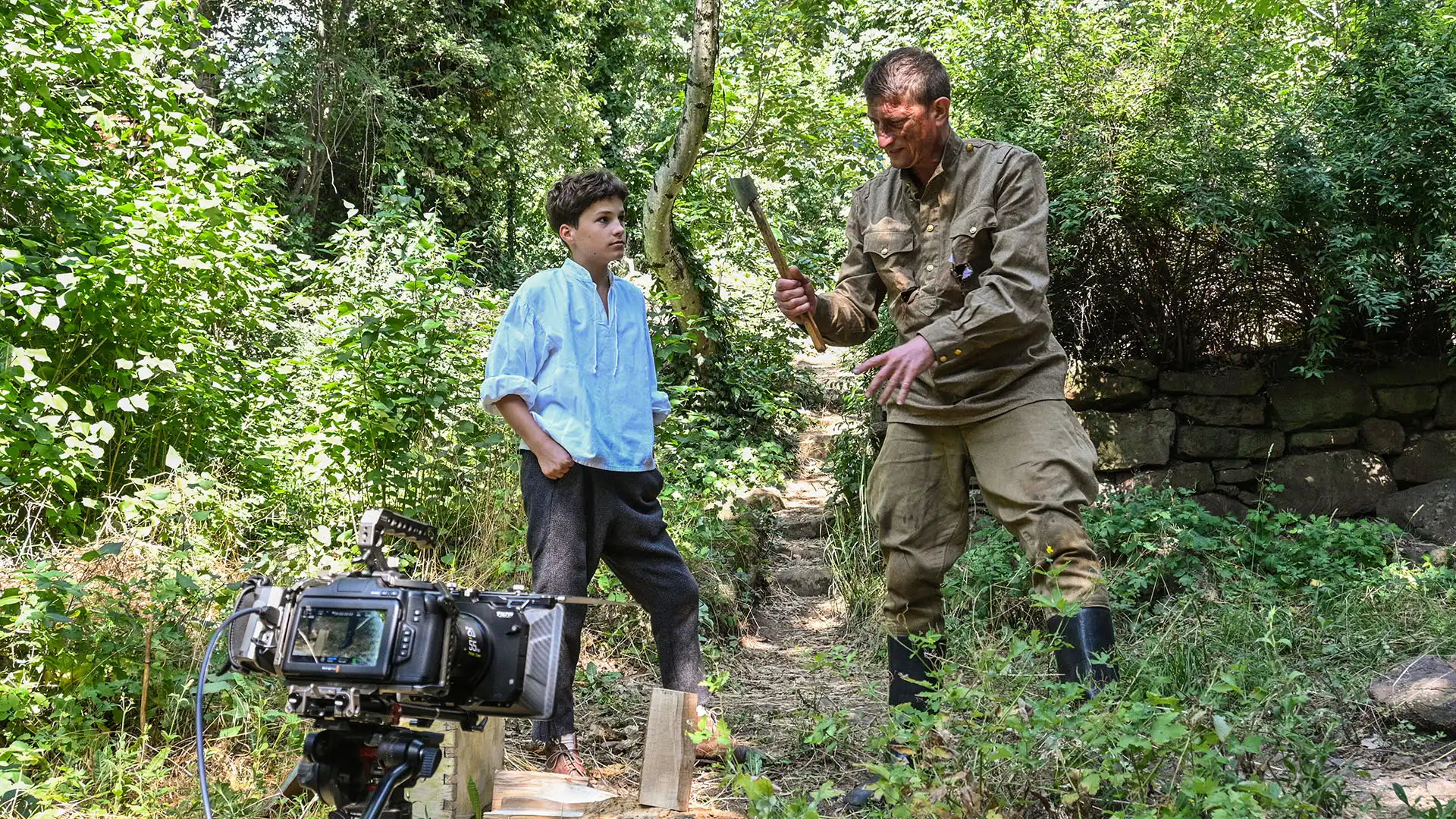 Behind the scenes
